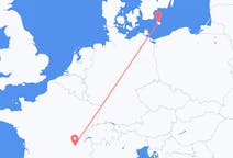 Flights from Bornholm, Denmark to Lyon, France