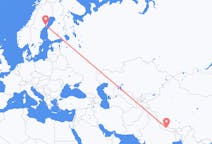 Flights from Pokhara, Nepal to Umeå, Sweden