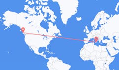Flights from Port Hardy, Canada to Catania, Italy