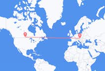 Flyreiser fra Brandon, Canada til Vienna, Østerrike