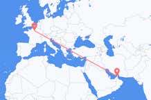Loty z Ras al-Chajma, Zjednoczone Emiraty Arabskie do Paryża, Francja