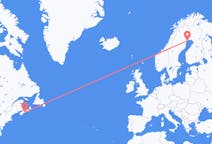 Flyreiser fra Halifax, Canada til Lulea, Sverige