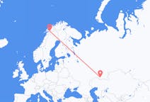 Fly fra Orenburg til Narvik