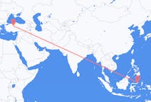 인도네시아 마나도에서 출발해 터키 앙카라로(으)로 가는 항공편