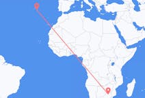 Vluchten van Polokwane, Limpopo, Zuid-Afrika naar Ponta Delgada, Portugal