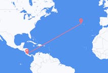 Flights from Tambor, Costa Rica to Pico Island, Portugal