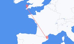 Flights from Girona, Spain to Newquay, the United Kingdom
