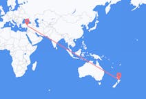 Vluchten van Tauranga, Nieuw-Zeeland naar Kayseri, Turkije