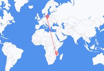 Flights from Quelimane, Mozambique to Wrocław, Poland