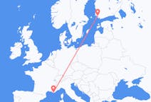 เที่ยวบิน จาก ตูลง, ฝรั่งเศส ไปยัง ตุรกุ, ฟินแลนด์