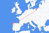 Vuelos de Bydgoszcz, Polonia a Vigo, España