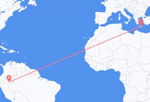 Flights from Iquitos, Peru to Heraklion, Greece