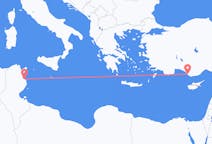 出发地 突尼斯出发地 莫纳斯提尔目的地 土耳其加济帕萨的航班