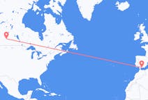 Loty z Saskatoon w Kanadzie do Malagi w Hiszpanii