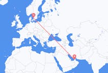 Flights from Dubai, United Arab Emirates to Halmstad, Sweden