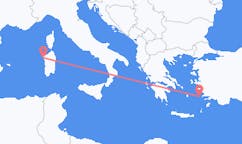 Flights from Alghero, Italy to Kalymnos, Greece