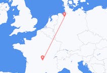 Flyrejser fra Clermont-Ferrand til Bremen