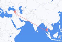 Flyg från Phuket City, Thailand till Mardin, Turkiet