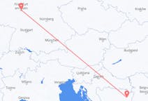 Flyreiser fra Frankfurt, Tyskland til Tuzla, Bosnia-Hercegovina