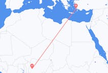 尼日利亚出发地 伊洛林飞往尼日利亚目的地 科斯岛的航班