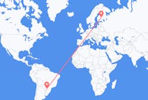 Flyreiser fra Foz do Iguaçu, Brasil til Kuopio, Finland