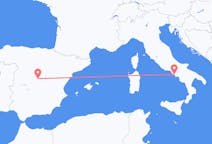 Flyg från Madrid, Spanien till Neapel, Italien