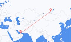 Fly fra Dubai til Irkutsk