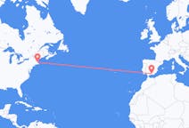 Flights from Boston to Granada