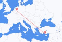 Flights from Gazipaşa in Turkey to Düsseldorf in Germany