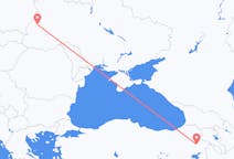 Fly fra byen Lviv til byen Ağrı
