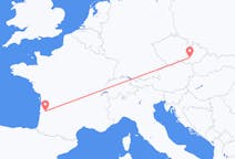 Flüge von Brünn, Tschechien nach Bordeaux, Frankreich