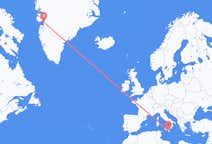 Flyreiser fra Comiso, Italia til Ilulissat, Grønland
