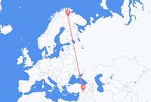 Vols depuis Şanliurfa, Turquie pour Ivalo, Finlande