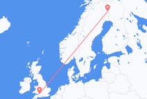 Flights from Pajala, Sweden to Bristol, England