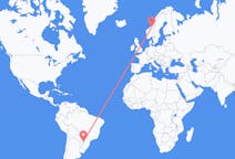 Flights from Foz do Iguaçu, Brazil to Trondheim, Norway