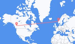 Flyreiser fra Prince George, Canada til Sogndal, Norge