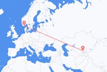 Flights from Tashkent to Kristiansand