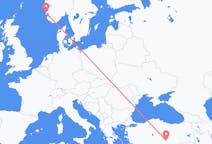 Flights from Haugesund, Norway to Kahramanmaraş, Turkey