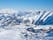 Photo of aerial view of Ski resort of Kaprun, Kitzsteinhorn glacier, Austria.
