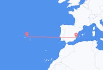 Flights from Alicante, Spain to Terceira Island, Portugal