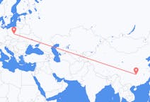 Flights from Zhangjiajie, China to Łódź, Poland