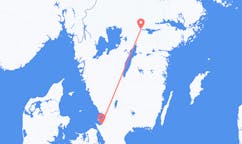 Vluchten van Örebro naar Ängelholm