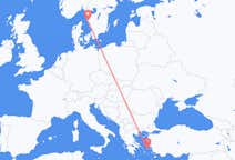 Flyrejser fra Ikaria til Göteborg