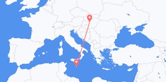 Flyg från Ungern till Malta