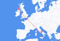 Flyreiser fra Napoli, Italia til Derry, Nord-Irland
