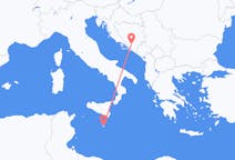 Flyreiser fra Mostar, til Malta