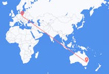Flyreiser fra oransje, Australia til Wrocław, Polen