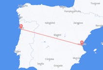 Flyreiser fra Porto, Portugal til Valencia, Spania