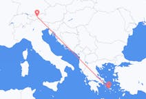 ギリシャのから パリキア、オーストリアのへ インスブルックフライト