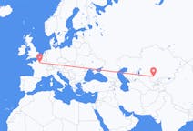 Flüge von Türkistan, Kasachstan nach Paris, Frankreich